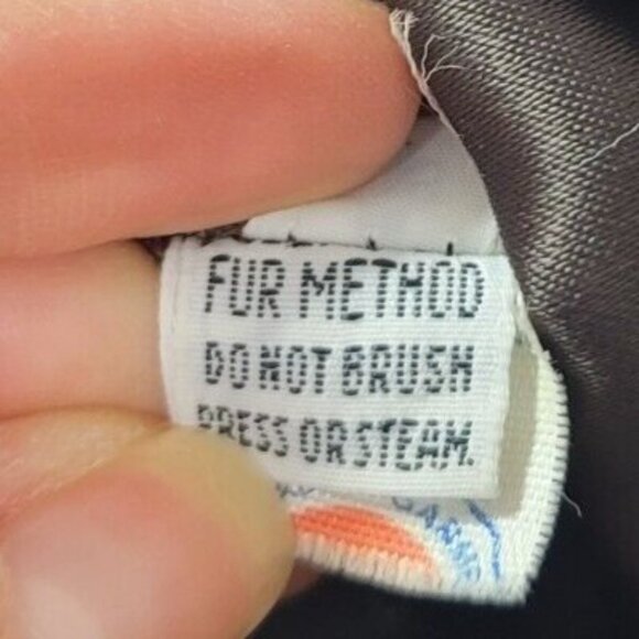 VTG Sportowne Womens Afghan Penny Lane Fur Coat Size 8 Mob Wife Indie Sleaze - Picture 8 of 14